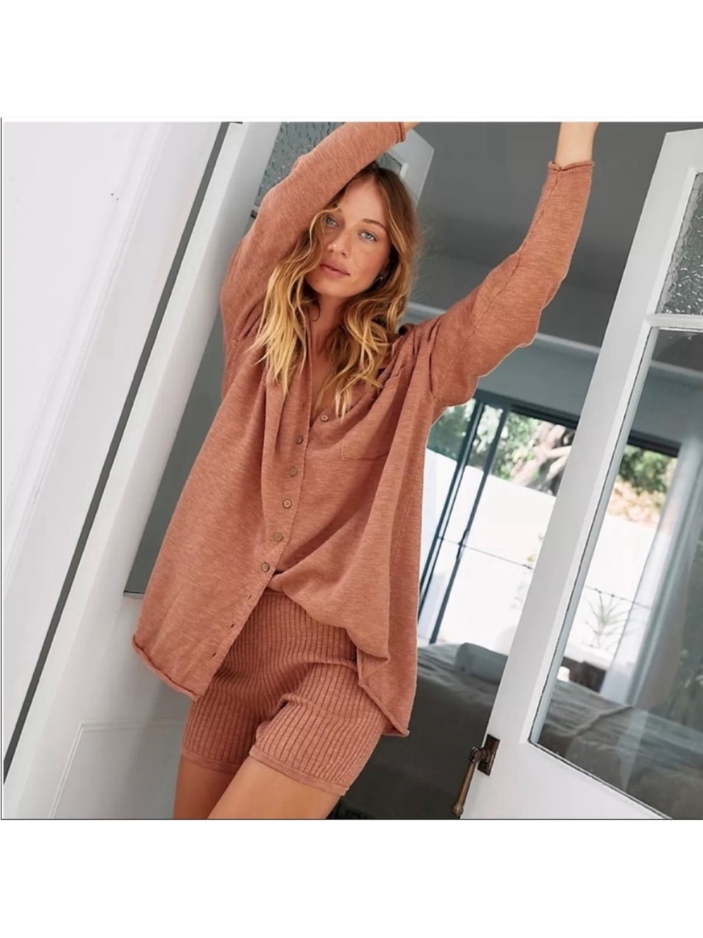 Free People Beach | Rust Zuma Sweater Set